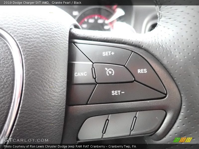 Granite Pearl / Black 2019 Dodge Charger SXT AWD