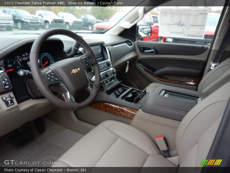  2020 Tahoe Premier 4WD Cocoa/­Dune Interior