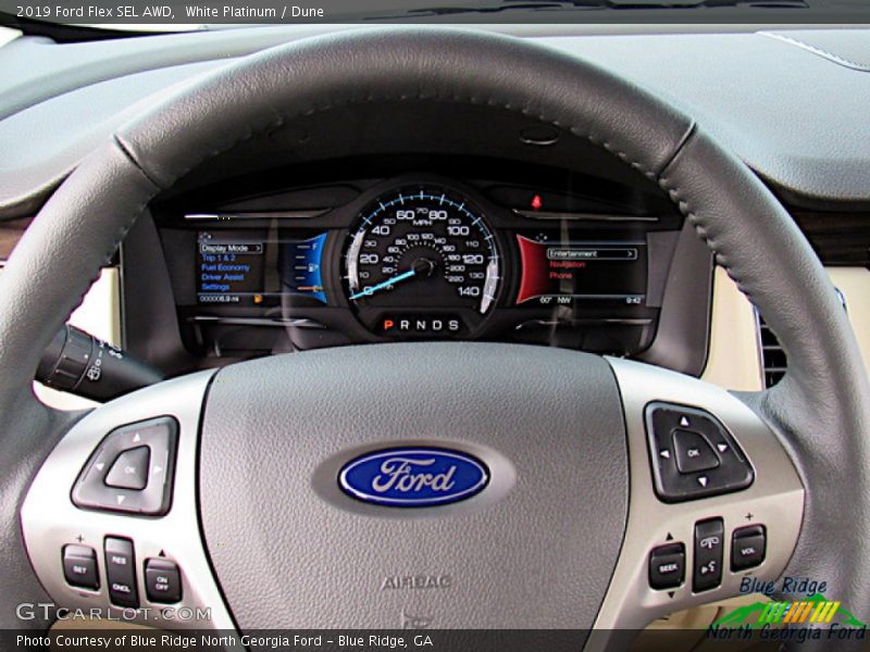 White Platinum / Dune 2019 Ford Flex SEL AWD