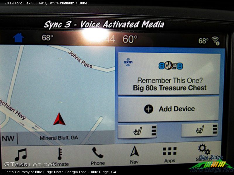White Platinum / Dune 2019 Ford Flex SEL AWD