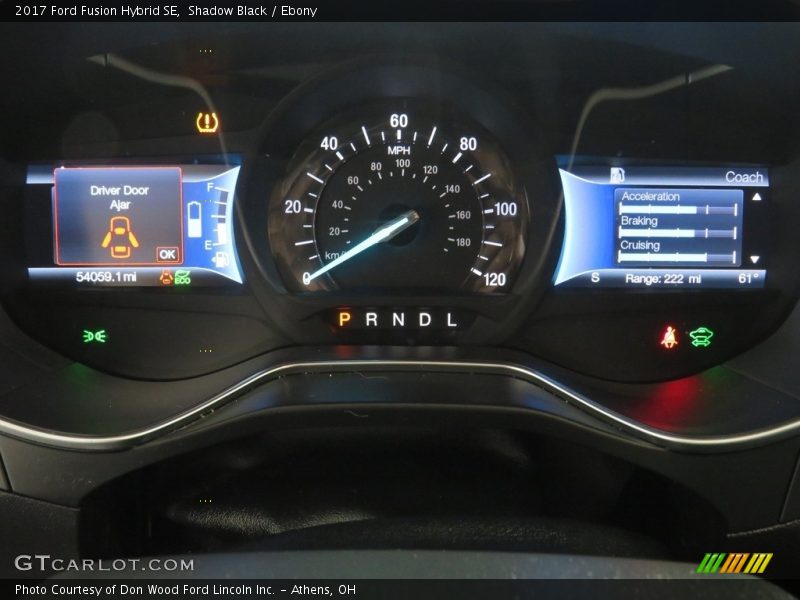 Shadow Black / Ebony 2017 Ford Fusion Hybrid SE