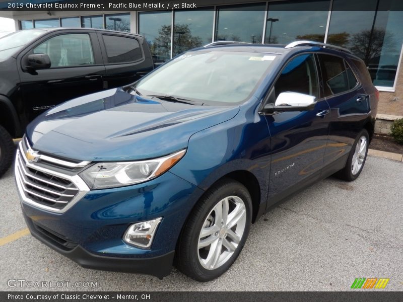 Pacific Blue Metallic / Jet Black 2019 Chevrolet Equinox Premier