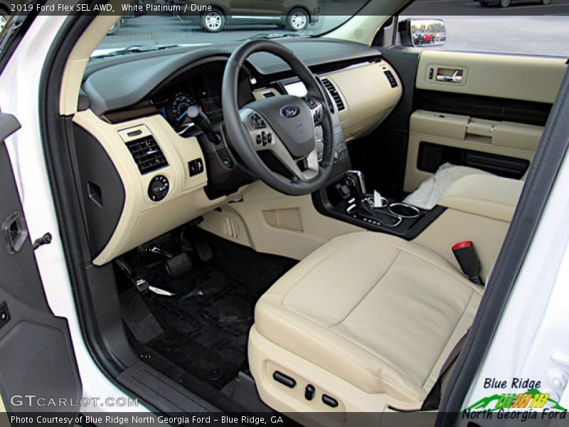 White Platinum / Dune 2019 Ford Flex SEL AWD
