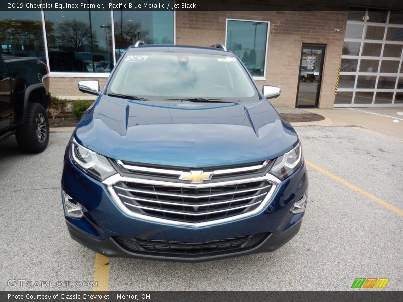 Pacific Blue Metallic / Jet Black 2019 Chevrolet Equinox Premier