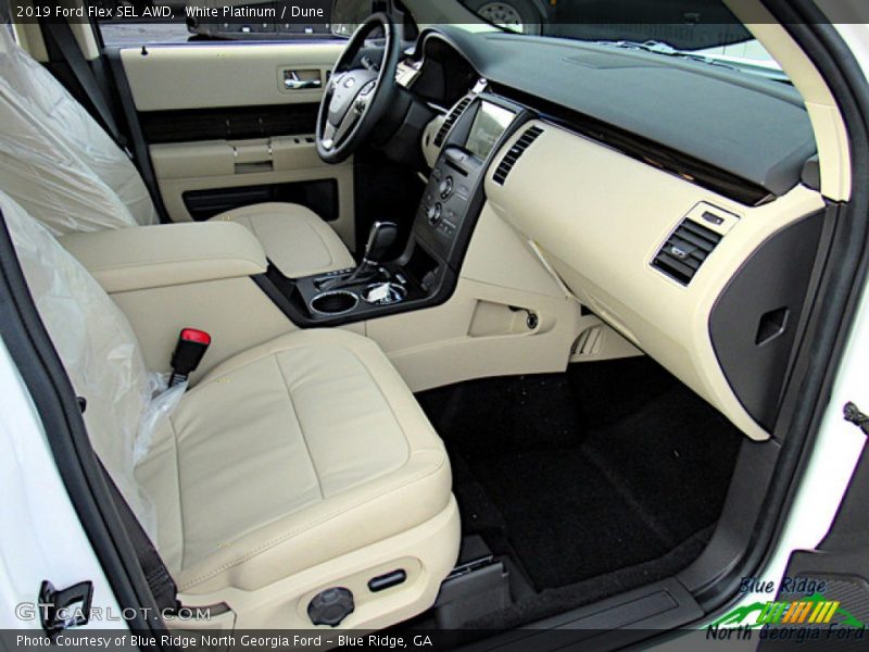 White Platinum / Dune 2019 Ford Flex SEL AWD