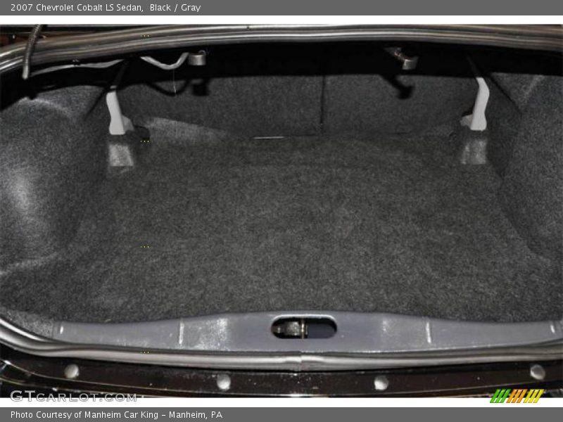 Black / Gray 2007 Chevrolet Cobalt LS Sedan