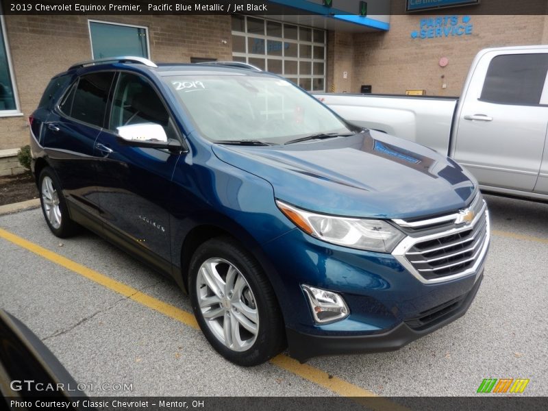 Pacific Blue Metallic / Jet Black 2019 Chevrolet Equinox Premier