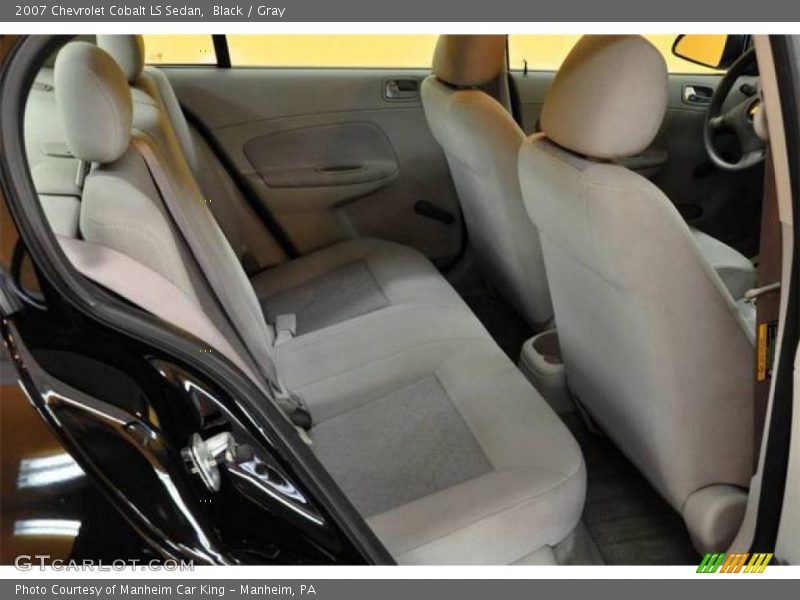 Black / Gray 2007 Chevrolet Cobalt LS Sedan