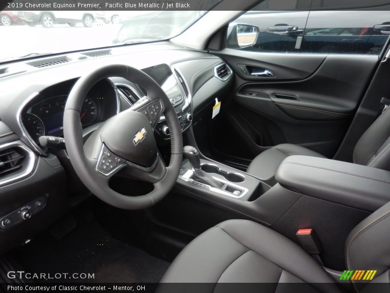 Pacific Blue Metallic / Jet Black 2019 Chevrolet Equinox Premier