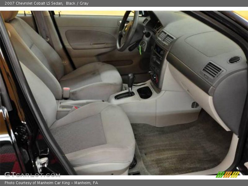 Black / Gray 2007 Chevrolet Cobalt LS Sedan