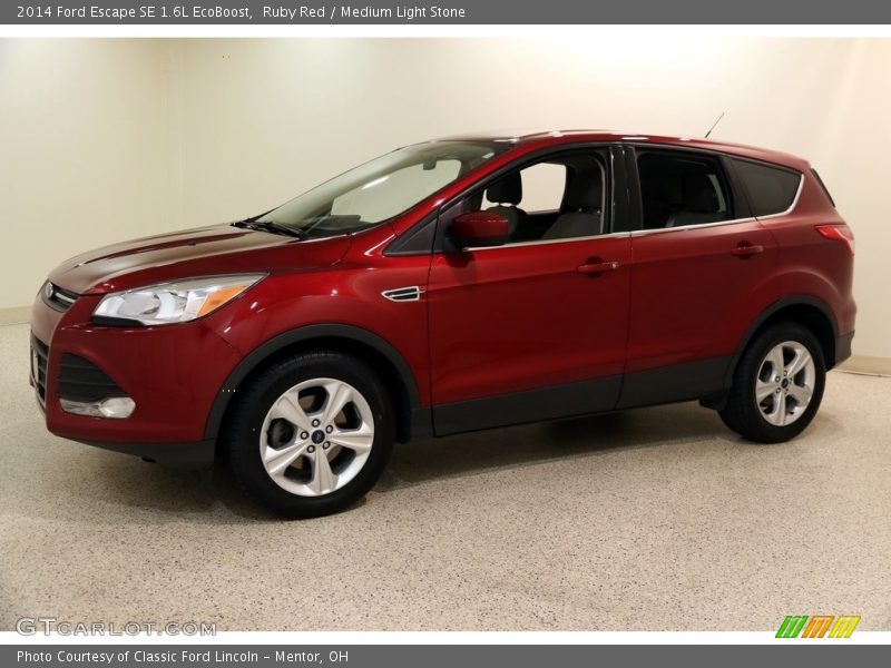 Ruby Red / Medium Light Stone 2014 Ford Escape SE 1.6L EcoBoost