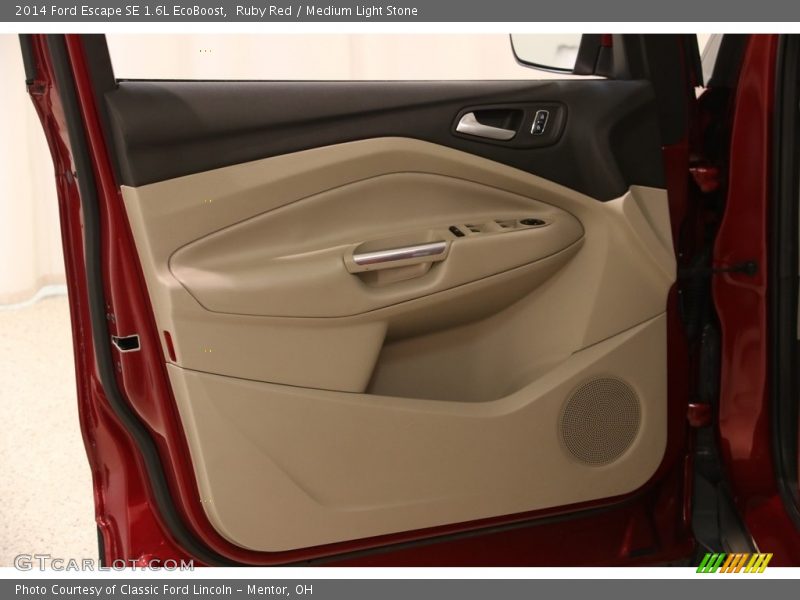 Ruby Red / Medium Light Stone 2014 Ford Escape SE 1.6L EcoBoost