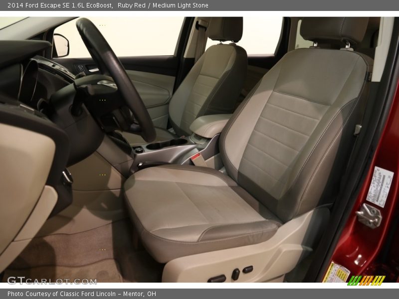 Ruby Red / Medium Light Stone 2014 Ford Escape SE 1.6L EcoBoost
