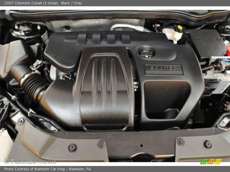 Black / Gray 2007 Chevrolet Cobalt LS Sedan