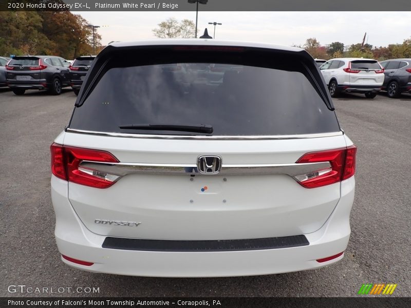 Platinum White Pearl / Beige 2020 Honda Odyssey EX-L