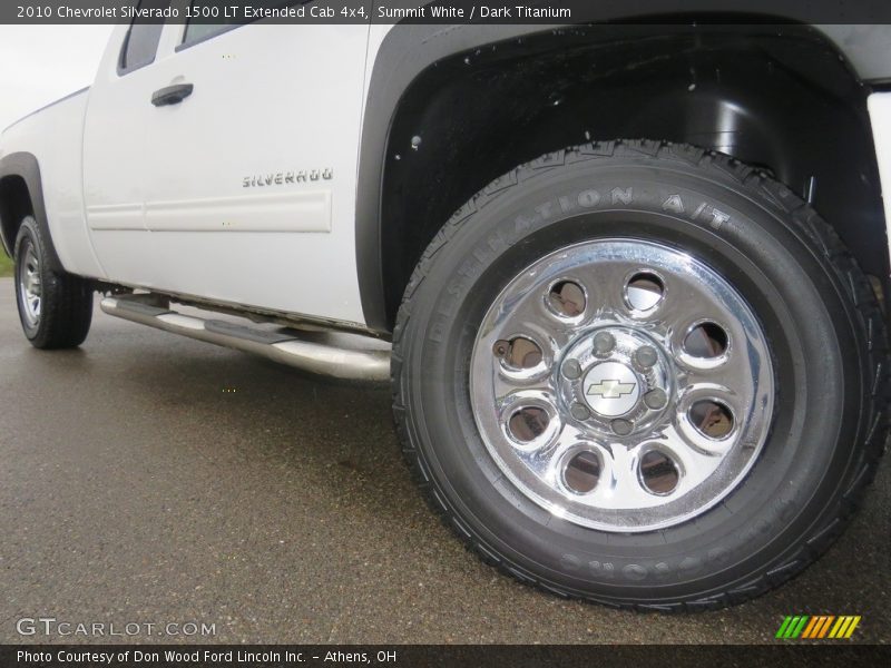 Summit White / Dark Titanium 2010 Chevrolet Silverado 1500 LT Extended Cab 4x4