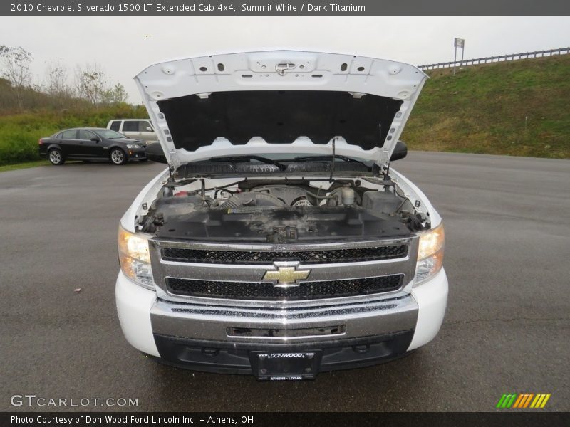 Summit White / Dark Titanium 2010 Chevrolet Silverado 1500 LT Extended Cab 4x4