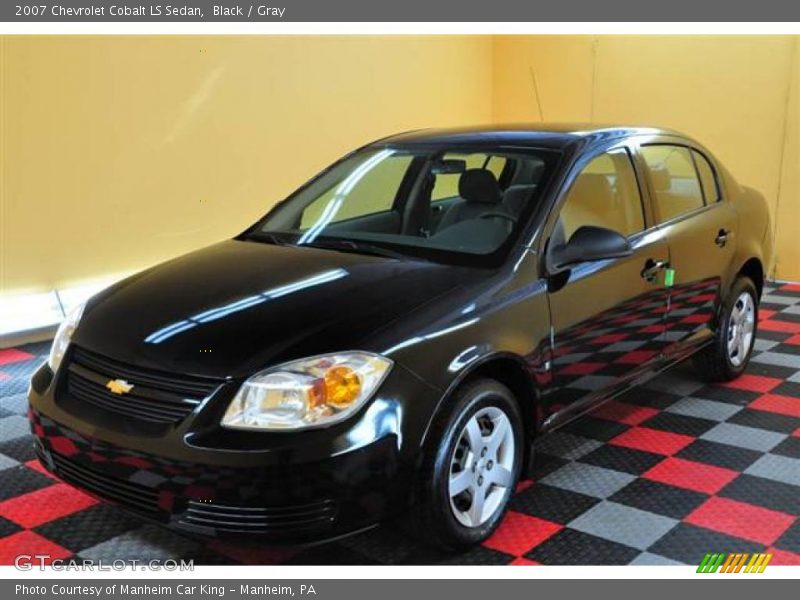 Black / Gray 2007 Chevrolet Cobalt LS Sedan