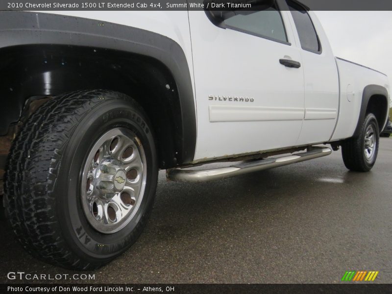 Summit White / Dark Titanium 2010 Chevrolet Silverado 1500 LT Extended Cab 4x4