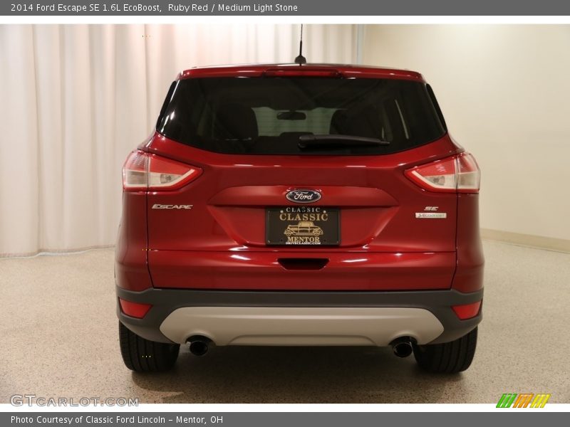 Ruby Red / Medium Light Stone 2014 Ford Escape SE 1.6L EcoBoost