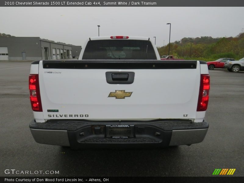 Summit White / Dark Titanium 2010 Chevrolet Silverado 1500 LT Extended Cab 4x4