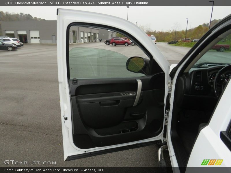 Summit White / Dark Titanium 2010 Chevrolet Silverado 1500 LT Extended Cab 4x4
