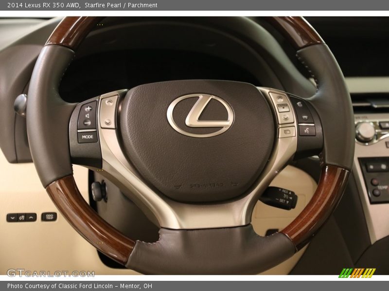 Starfire Pearl / Parchment 2014 Lexus RX 350 AWD