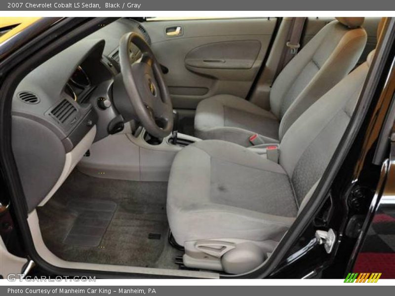 Black / Gray 2007 Chevrolet Cobalt LS Sedan