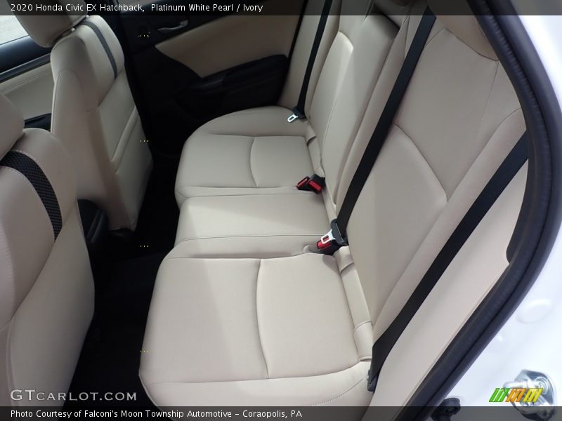Rear Seat of 2020 Civic EX Hatchback