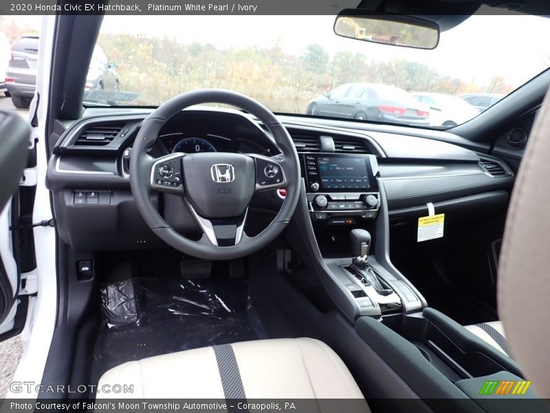 Dashboard of 2020 Civic EX Hatchback