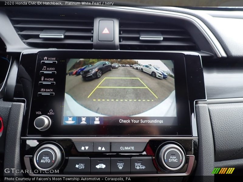 Controls of 2020 Civic EX Hatchback