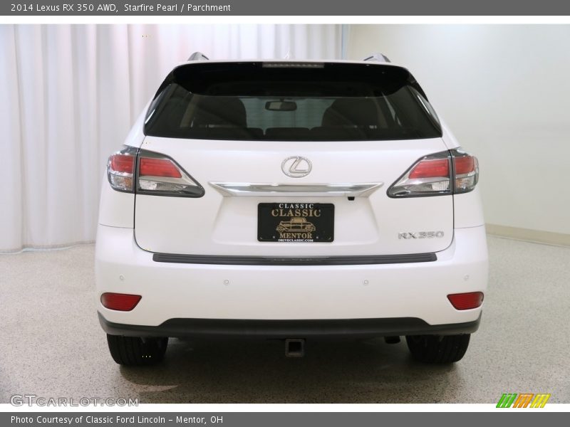 Starfire Pearl / Parchment 2014 Lexus RX 350 AWD