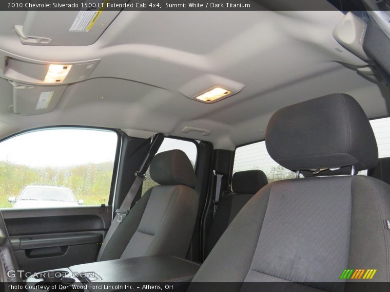 Summit White / Dark Titanium 2010 Chevrolet Silverado 1500 LT Extended Cab 4x4