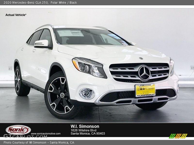 Polar White / Black 2020 Mercedes-Benz GLA 250