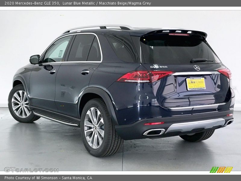 Lunar Blue Metallic / Macchiato Beige/Magma Grey 2020 Mercedes-Benz GLE 350