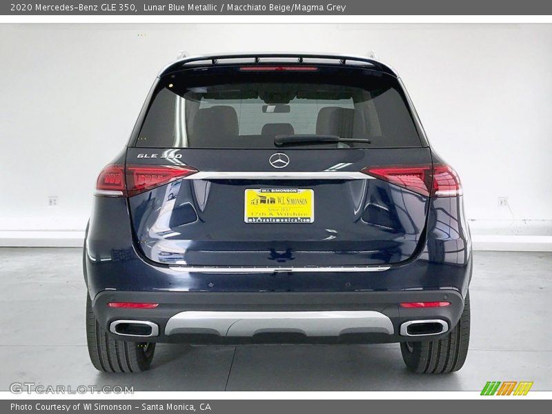 Lunar Blue Metallic / Macchiato Beige/Magma Grey 2020 Mercedes-Benz GLE 350