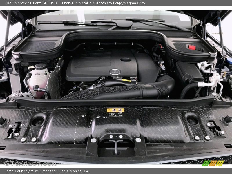 Lunar Blue Metallic / Macchiato Beige/Magma Grey 2020 Mercedes-Benz GLE 350