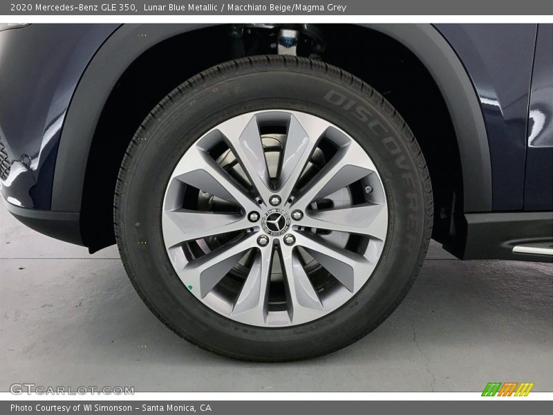 Lunar Blue Metallic / Macchiato Beige/Magma Grey 2020 Mercedes-Benz GLE 350