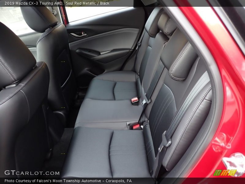 Soul Red Metallic / Black 2019 Mazda CX-3 Touring AWD