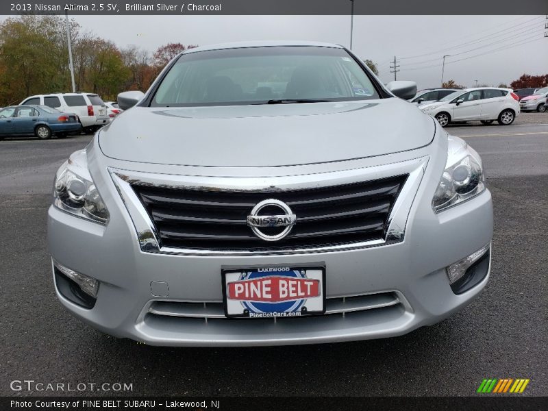 Brilliant Silver / Charcoal 2013 Nissan Altima 2.5 SV