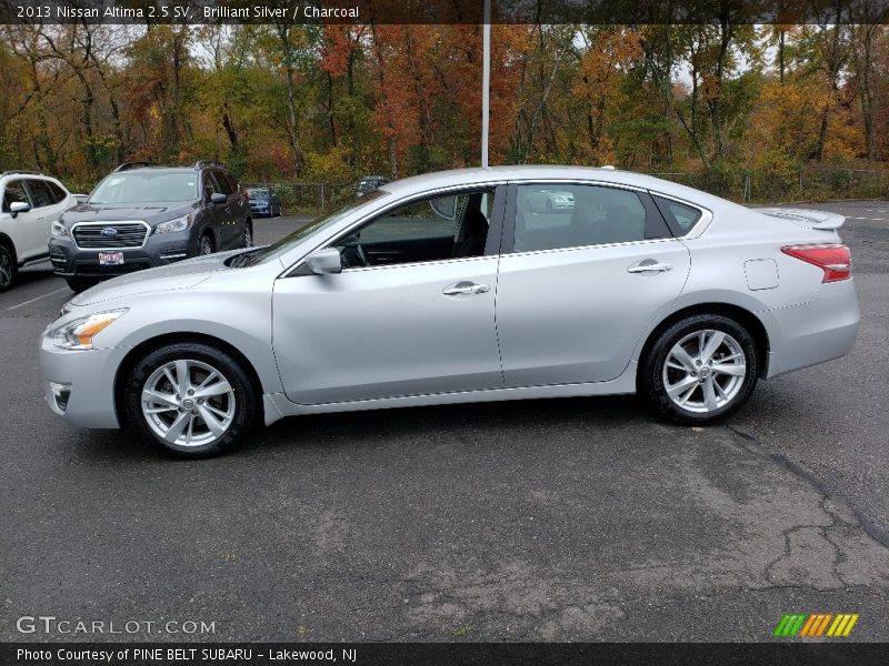 Brilliant Silver / Charcoal 2013 Nissan Altima 2.5 SV