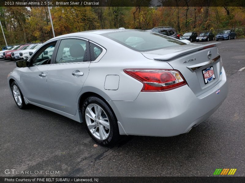 Brilliant Silver / Charcoal 2013 Nissan Altima 2.5 SV