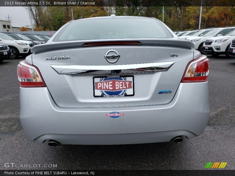 Brilliant Silver / Charcoal 2013 Nissan Altima 2.5 SV