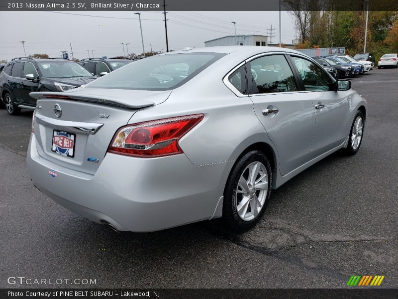 Brilliant Silver / Charcoal 2013 Nissan Altima 2.5 SV