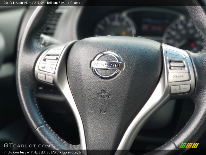 Brilliant Silver / Charcoal 2013 Nissan Altima 2.5 SV