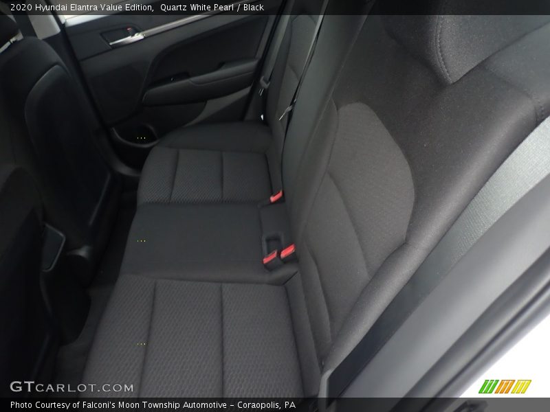 Quartz White Pearl / Black 2020 Hyundai Elantra Value Edition