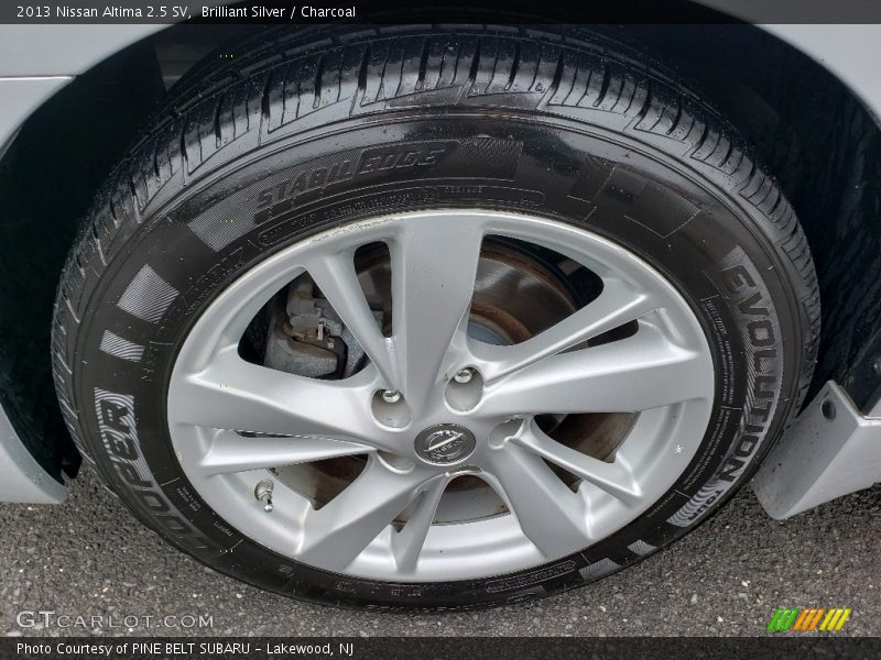 Brilliant Silver / Charcoal 2013 Nissan Altima 2.5 SV