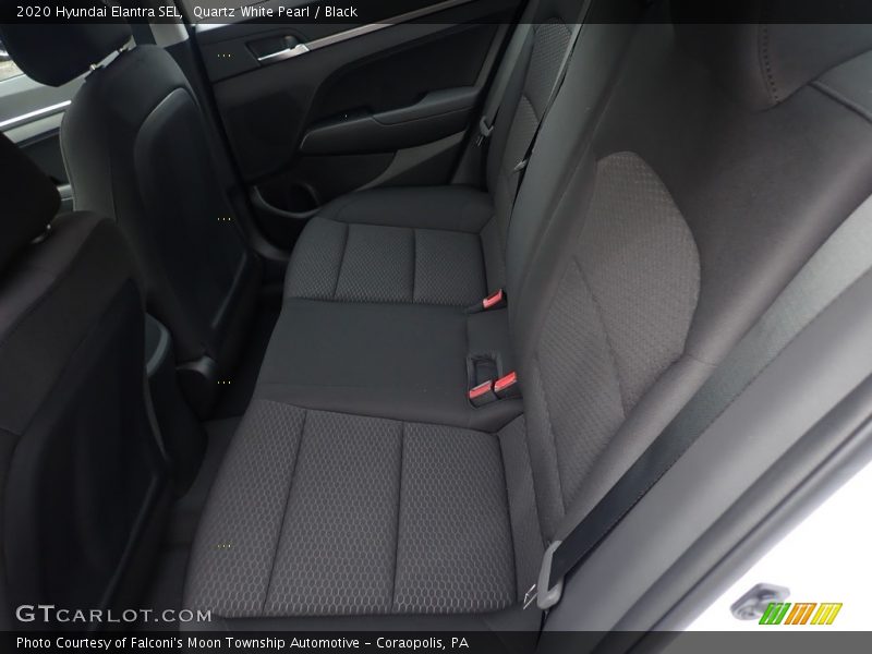 Quartz White Pearl / Black 2020 Hyundai Elantra SEL
