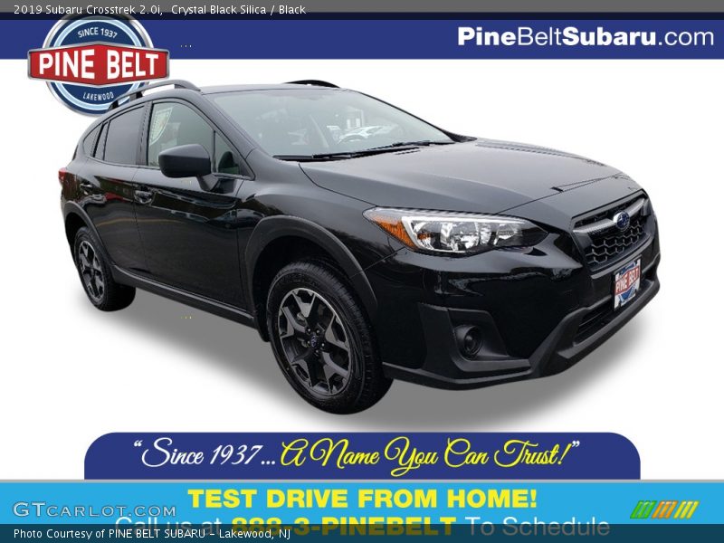 Crystal Black Silica / Black 2019 Subaru Crosstrek 2.0i