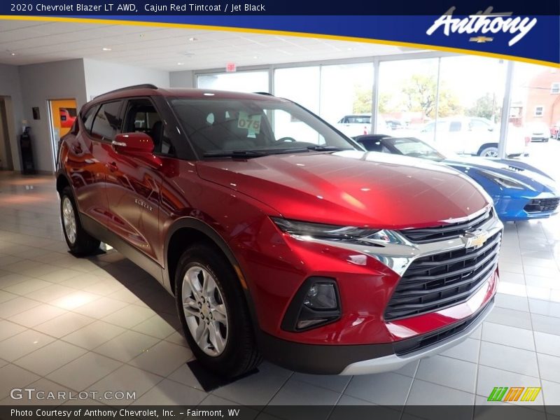 Cajun Red Tintcoat / Jet Black 2020 Chevrolet Blazer LT AWD